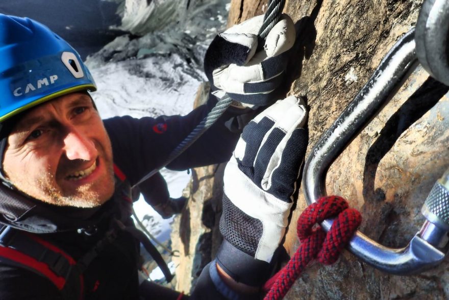 Výstup na Grossglockenr hřebenem Studlgrat, Vysoké Taury, Alpy, Rakousko