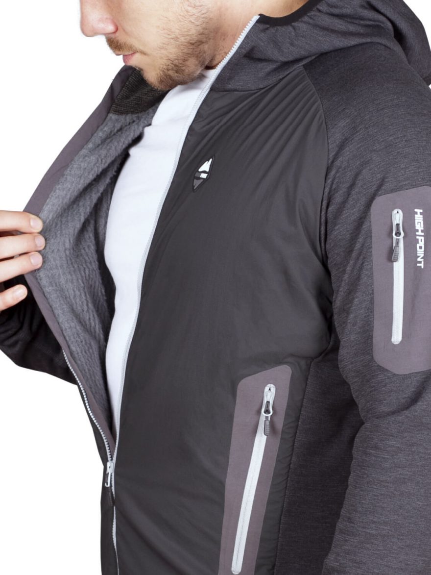 High Point Merino Alpha Hoody Jacket - zateplení materiálem Polartec Alpha