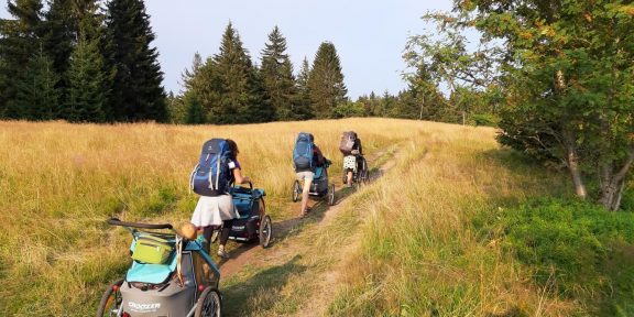 Přechod Krušných hor s dětmi: z Perninku do Klášterce nad Ohří