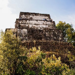 Aztécká pyramida Tepozteco, Mexiko