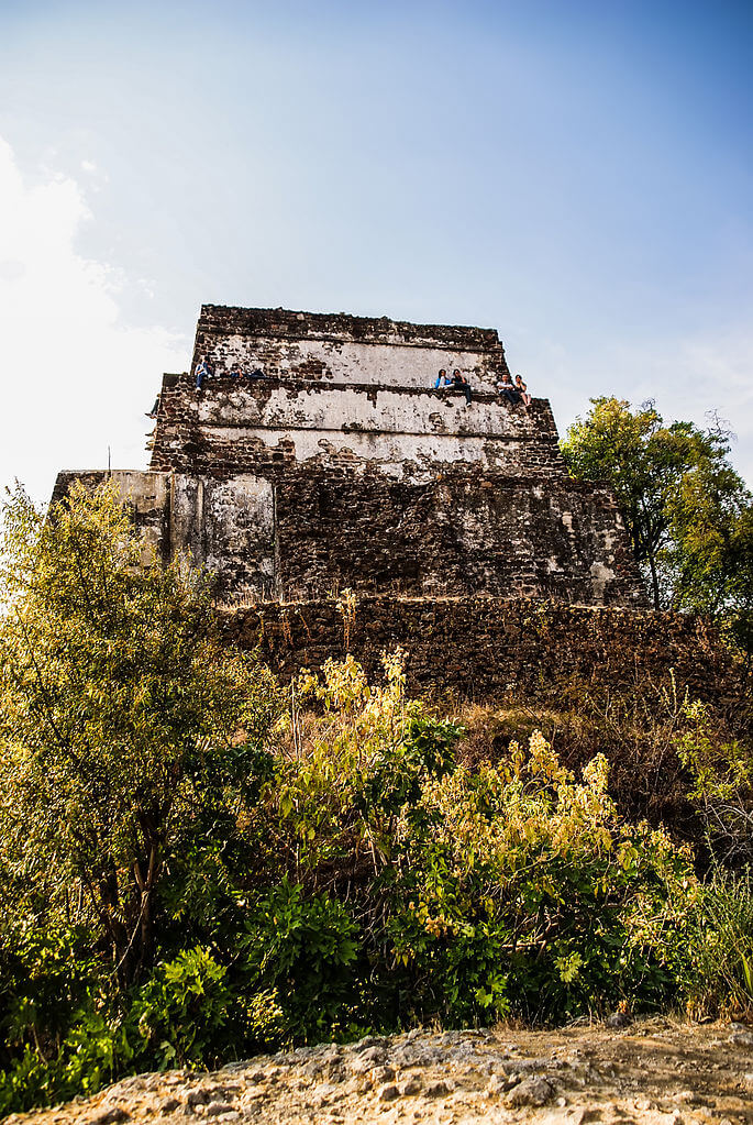 Aztécká pyramida Tepozteco, Mexiko