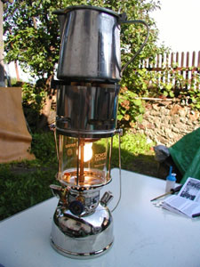 Lampa Petromax - světlo i bez elektřiny