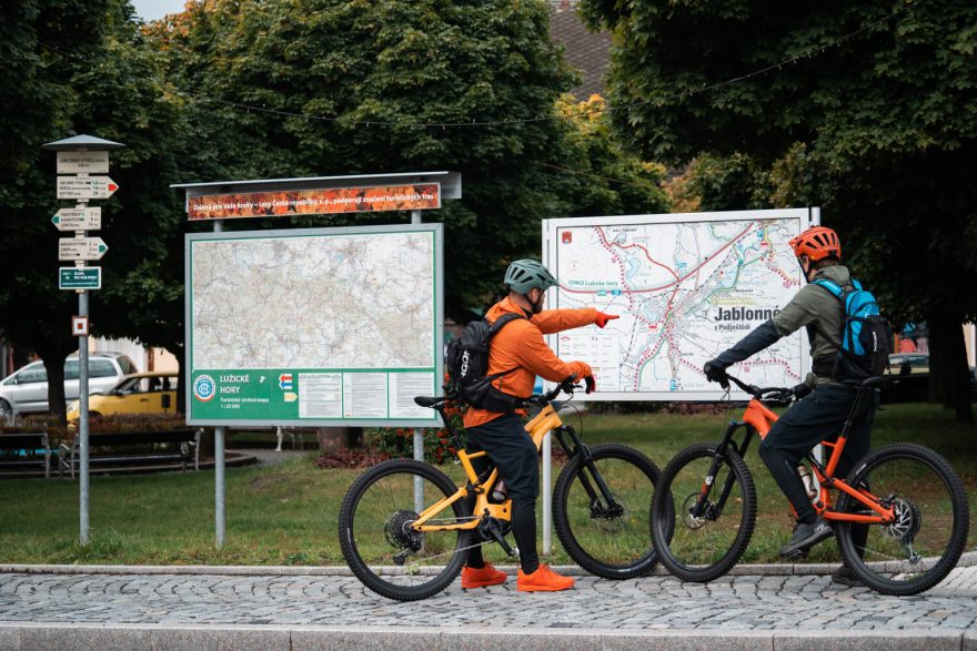 Cyklistika, Jablonné v Podještědí, Lužické hory