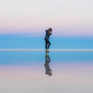 Největší slaná pláň na světě Salar de Uyuni, Bolívie