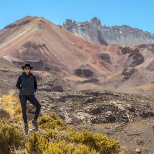 Pětitisícový vulkán Tunupa v Bolívii