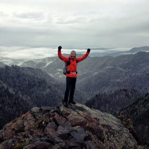 Petr Kosek na Appalachian Trailu.