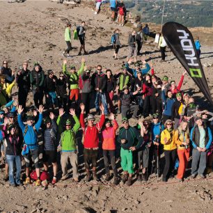 Setkání zaměstnanců HUDY na Sněžce.