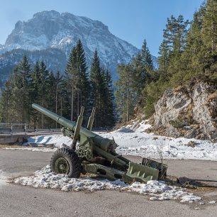 Pevnost u jezera Predil Forte del Lago Predil