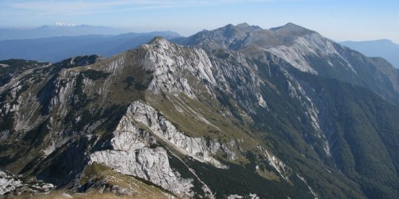Přechod hřebene Bohinjských hor