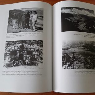Umístění památníku v Peru. Ukázka z knihy Peru 1970 čeští horolezci pod Huascaránem