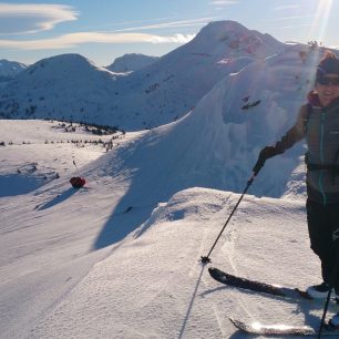 Výstup na vrchol Hochstadl na skialpech