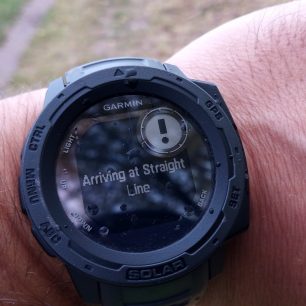 Příchod do cíle - GARMIN Instinct Solar