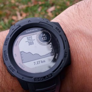 Výškový profil - GARMIN Instinct Solar