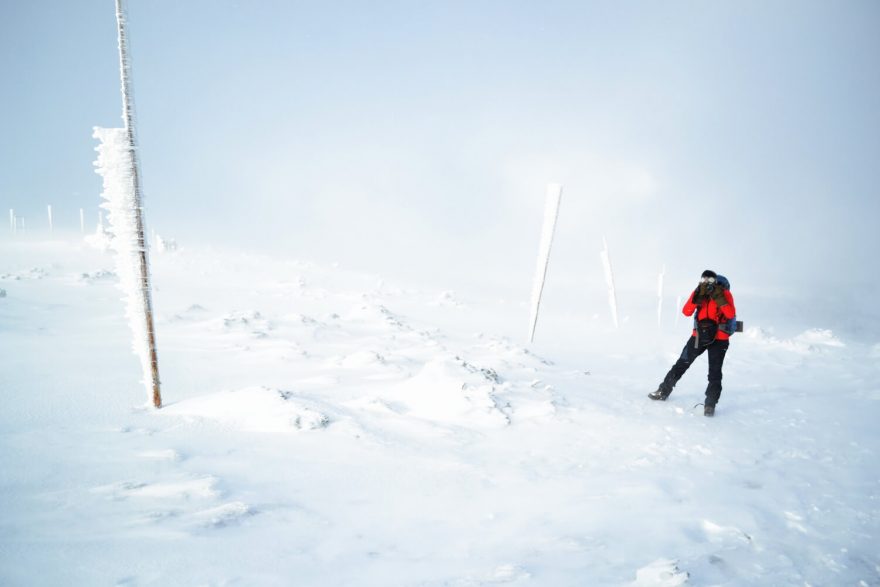 Krkonoše, zima