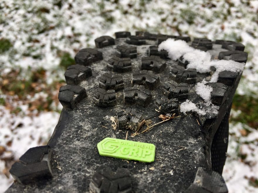 Graphene Grip na podešvi bot Inov-8 Roclite Pro G 400 GTX.