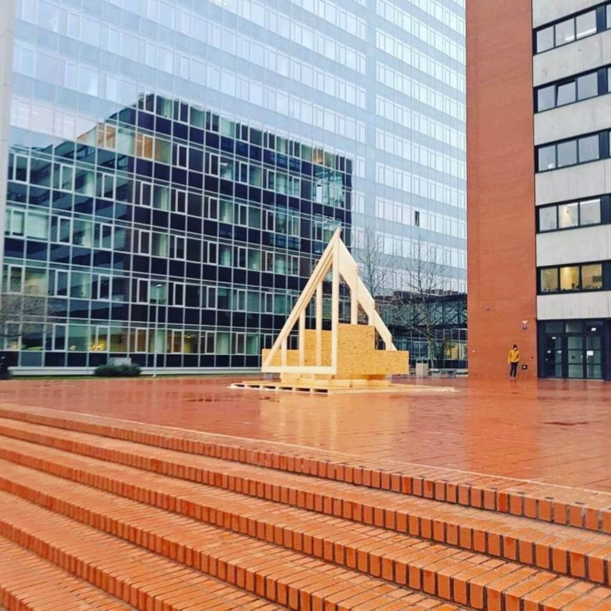 Útulna STAN z dílny studentů ČVUT.