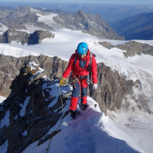 Výstup na Dent d´Hérens ve Walliských Alpách