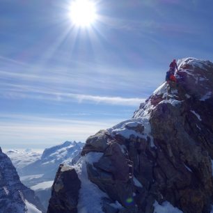 Výstup na Dent d´Hérens ve Walliských Alpách