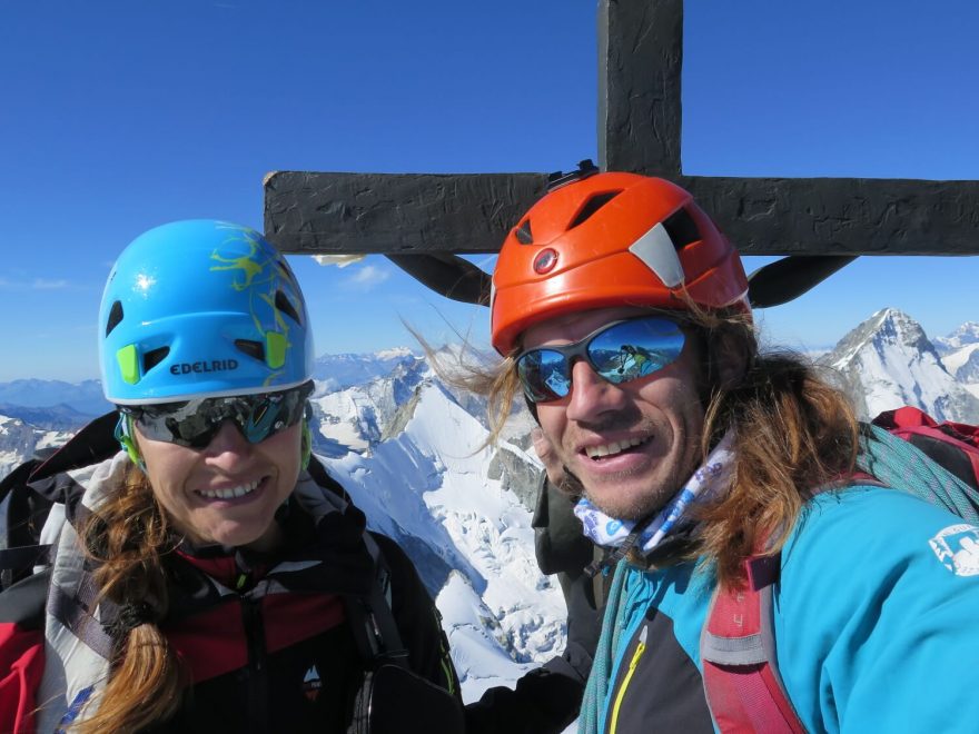 Lucie Výborná a David Knill, Vrchol Zinalrothorn ve Walliských Alpách