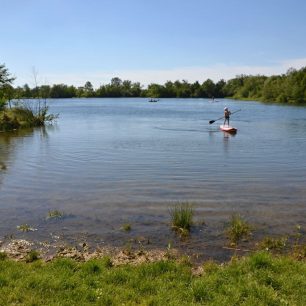 Jezero Poděbrady u OLomouce.