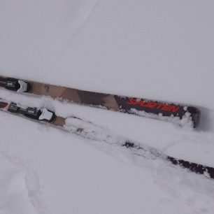 Ani takto opuštěné, ale správně ošetřené, lyže nenamrzají