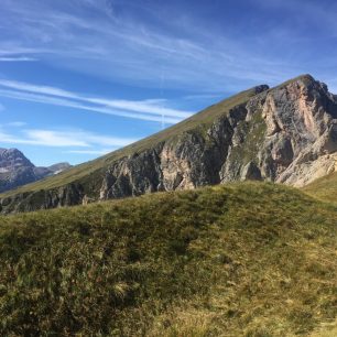 Horské scenerie italských Dolomit.
