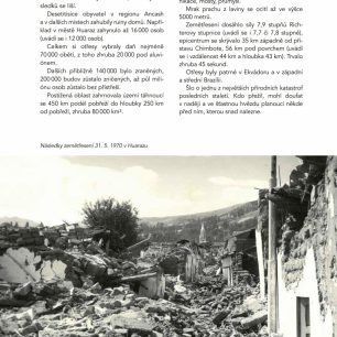 HUASCARÁN – zastavení po padesáti letech Kvantifikace škod