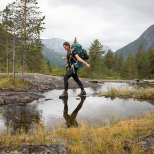 okoli nPohoří Tafjordfjella je protkáno sítí turistických tras. Norskoorskeho tafjordu (2)