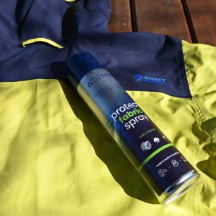 Nanesení impregnace na bundu Direct Alpine GUIDE - ADEMM PROTECT FABRIC SPRAY