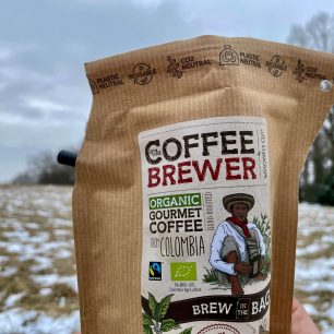 Ranní káva Grower’s Cup Colombia při cestování s vařiřem Jetboil Flash.