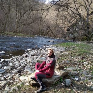 I u řeky často fouká, vítr jsem ale pocítila pouze ve vlasech