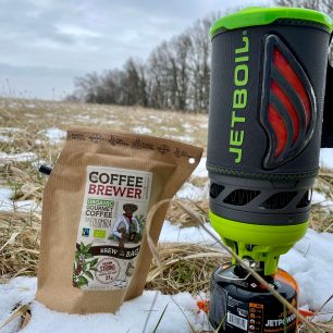 Ideální ranní kombinace s vařičem Jetboil Flash.
