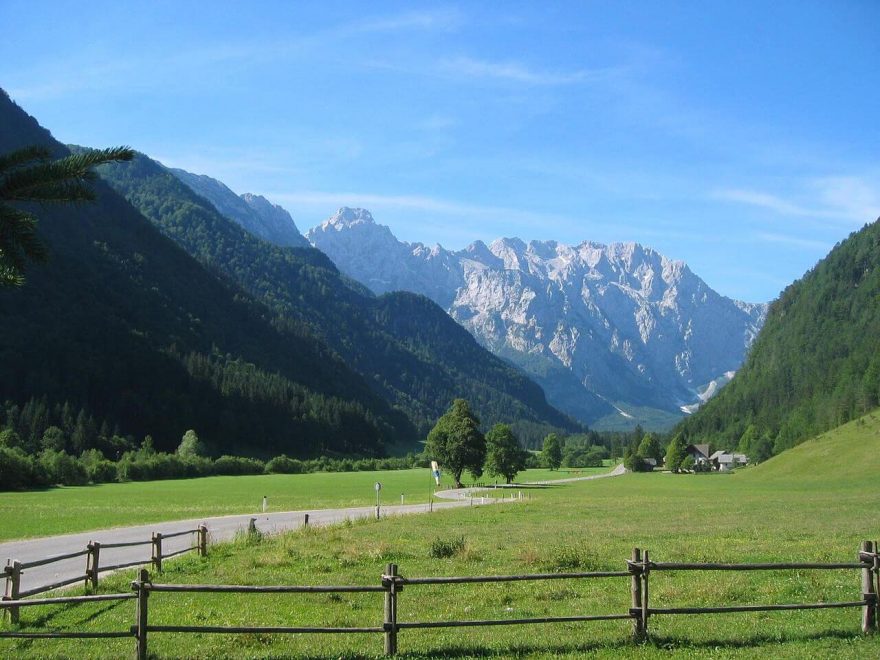 Logarska Dolina, Kamnické Alpy, Slovinsko.