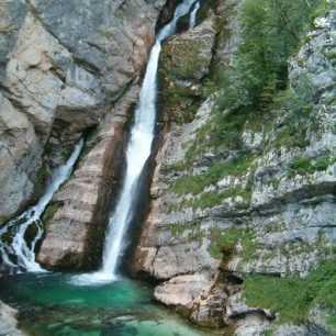 Vodopád Slap Savica, Julské Alpy, Slovinsko
