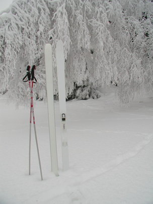 Mé nejširší BC běžky s protismykem a BC vázáním