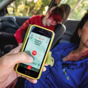 Aplikace Záchranka urychlí přivolání pomoci při nehodě.
