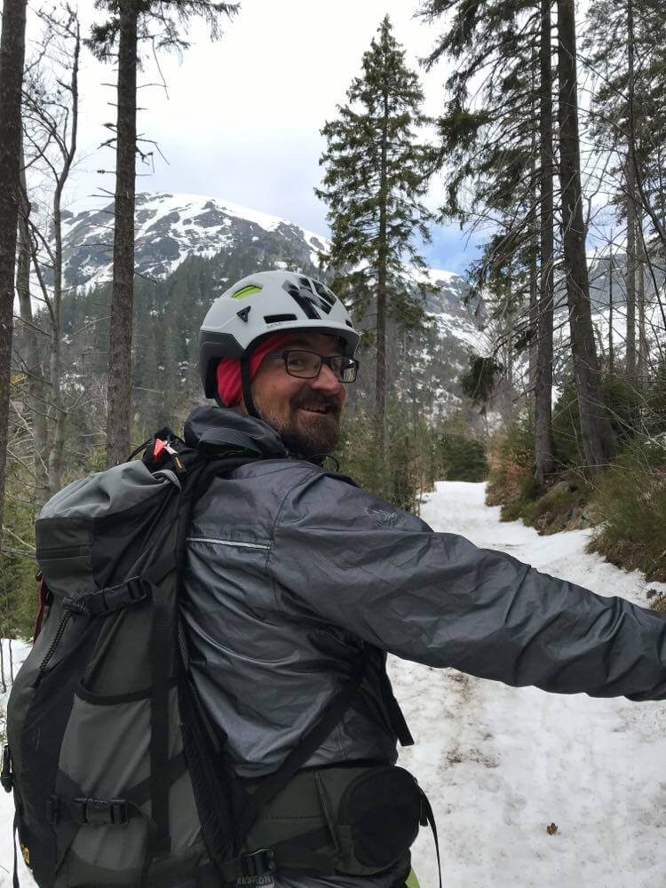 Bunda Faramugo PERAK při testování na skialpových túrách v Krkonoších