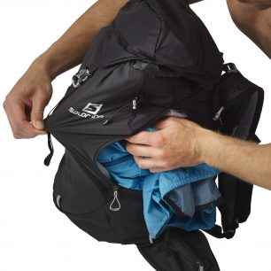 Batoh Salomon Out Night 30 + 5, boční vstup