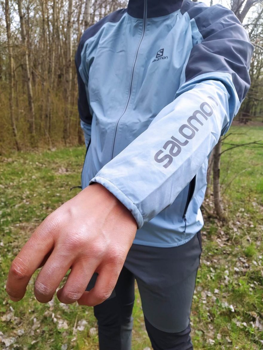 Zakončení rukávu pouze gumičkou