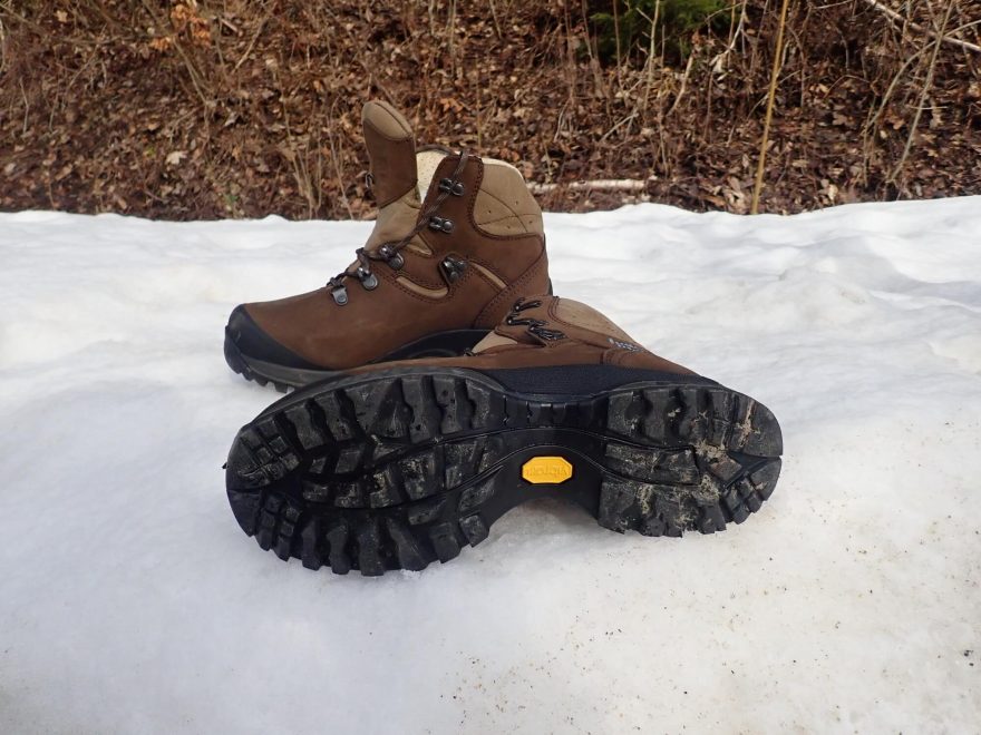 Testování bot na jarním sněhu v Krkonoších - HANWAG TATRA II BUNION LADY