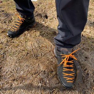 Boty Salewa MS Mtn Trainer 2 GTX skvěle drží i v horším terénu