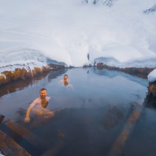 Radonové prameny na říčce Dranka.