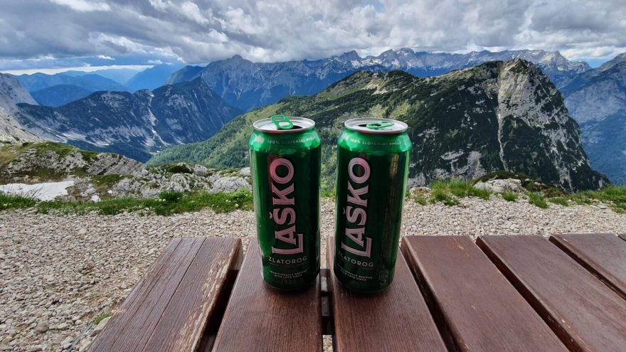Vrcholová prémie - Pivo Laško Dolina Triglavských jezer, Julské Alpy, Slovinsko
