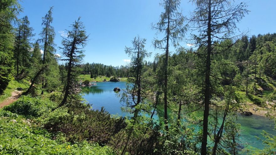 Dvojno jezero, Dolina Triglavských jezer, Julské Alpy, Slovinsko