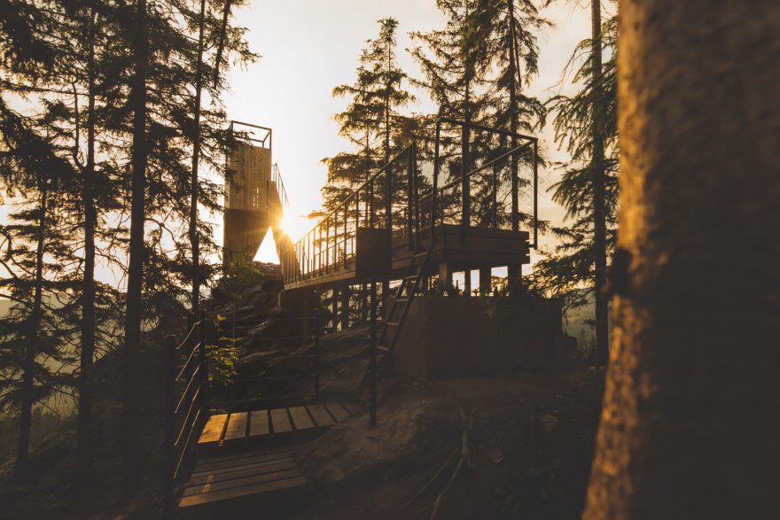 Vyhlídka Horník. Hlídka na Stráži, Rokytnice nad Jizerou, Krkonoše