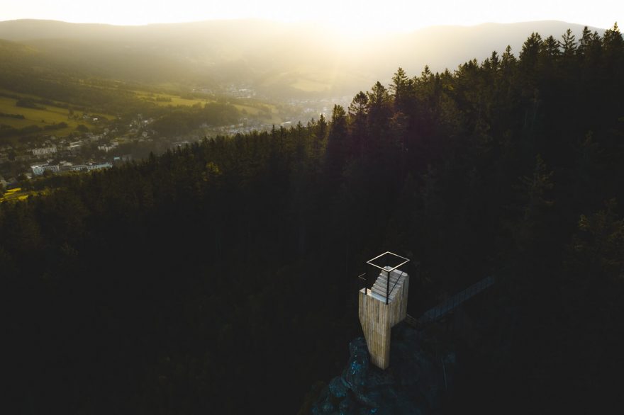Vyhlídka Horník. Hlídka na Stráži, Rokytnice nad Jizerou, Krkonoše