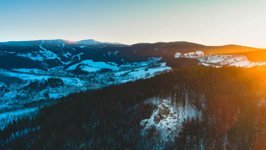 Hlídka na Stráži, vyhlídka, Rokytnice nad Jizerou, Krkonoše