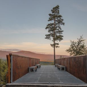 Zloty Widok, vyhlídka, polské Krkonoše