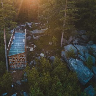 Zloty Widok, vyhlídka, polské Krkonoše