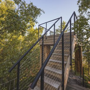 Vyhlídka Medvěd. Hlídka na Stráži, Rokytnice nad Jizerou, Krkonoše